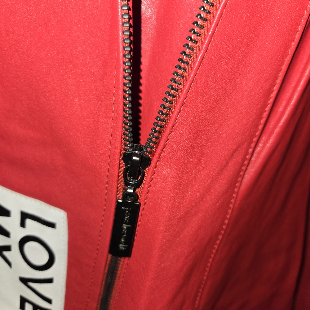 Leather Red Love Addict Jacket - Picture 16 of 16